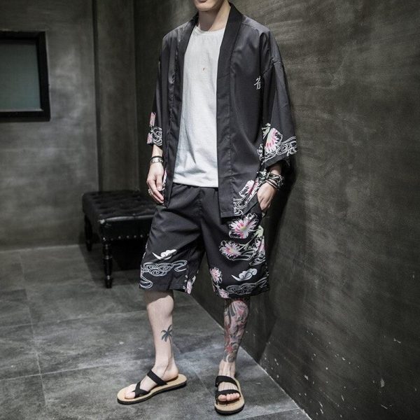 ensemble kimono japonais été
