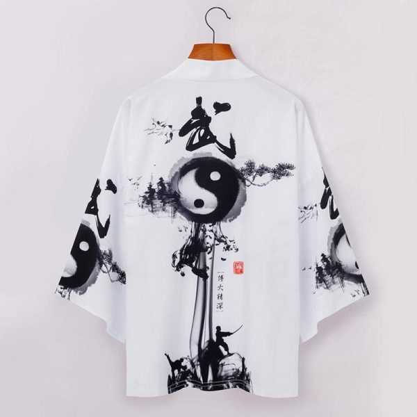 haori japonais ying yang