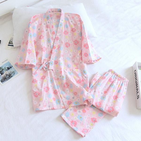 kimono pyjama rose