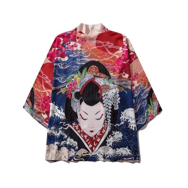 veste geisha en satin